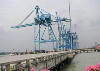 CT4 Wharf and Access Bridges at Westport, Malaysia